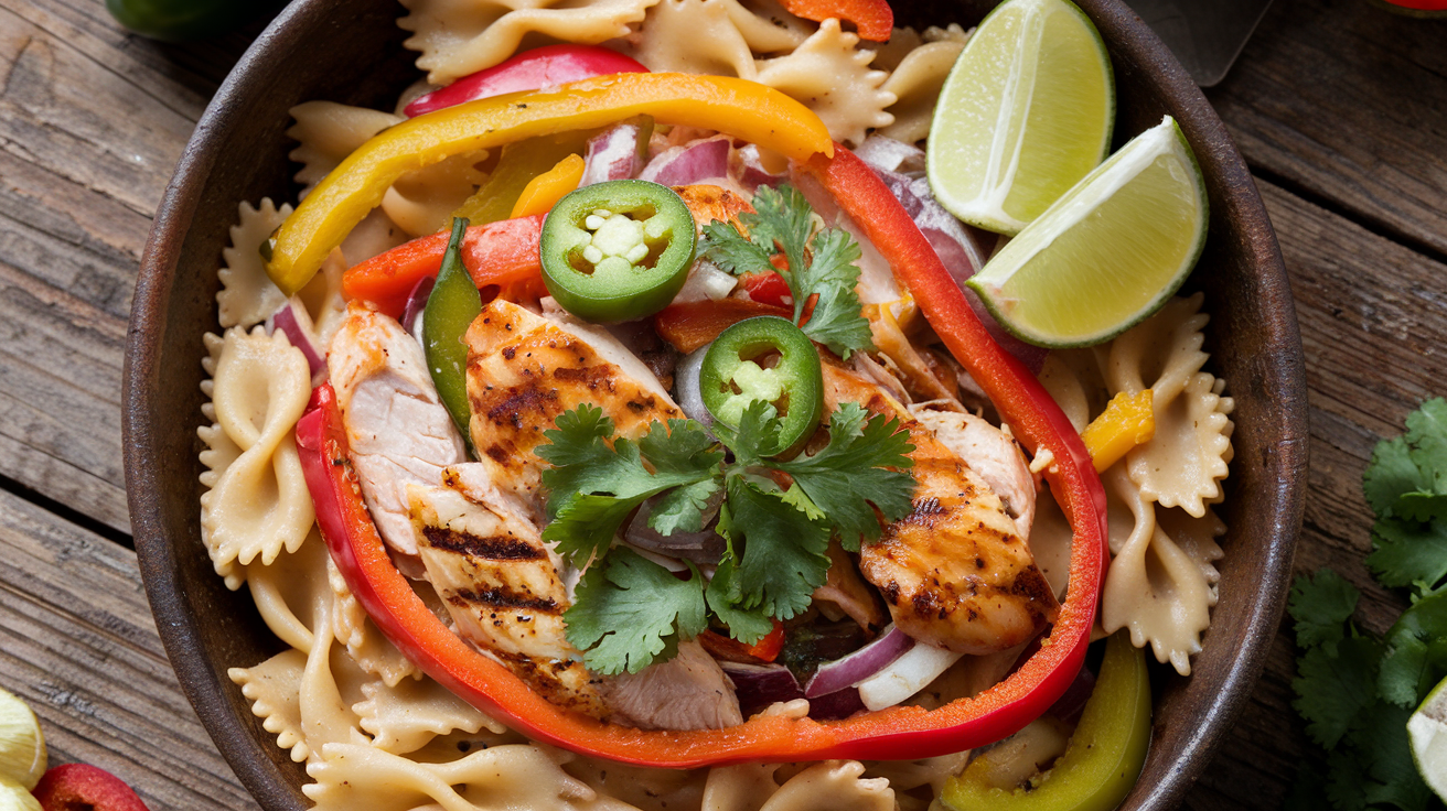 Chicken Fajita Pasta Recipe