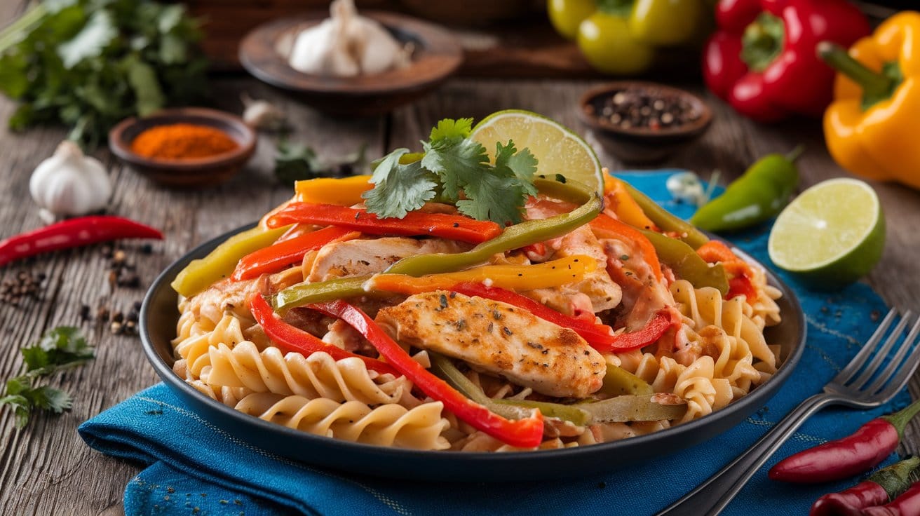 Chicken Fajita Pasta Recipe A Flavorful Fusion