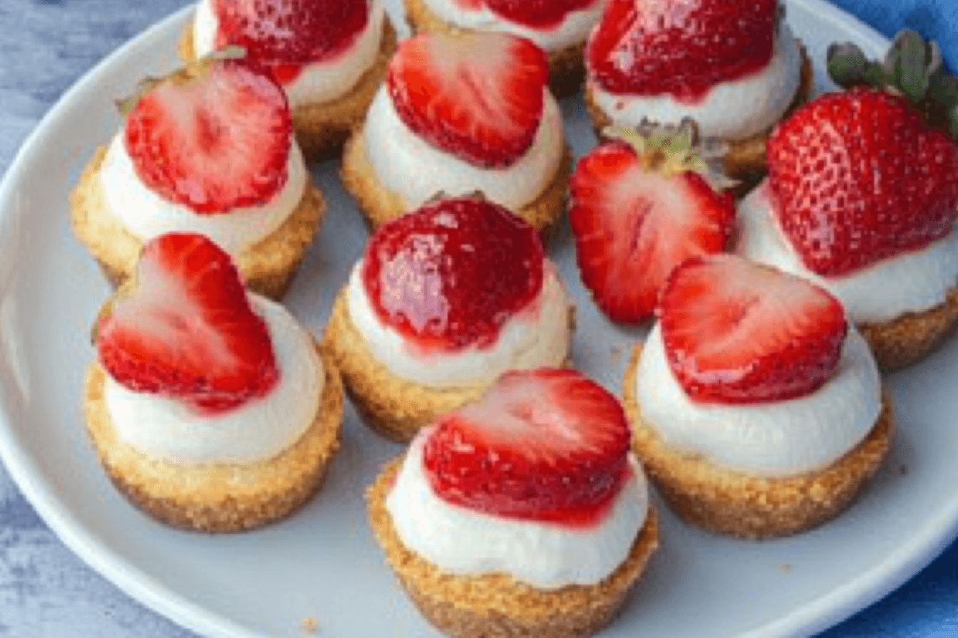 Strawberry Cheesecake Bites