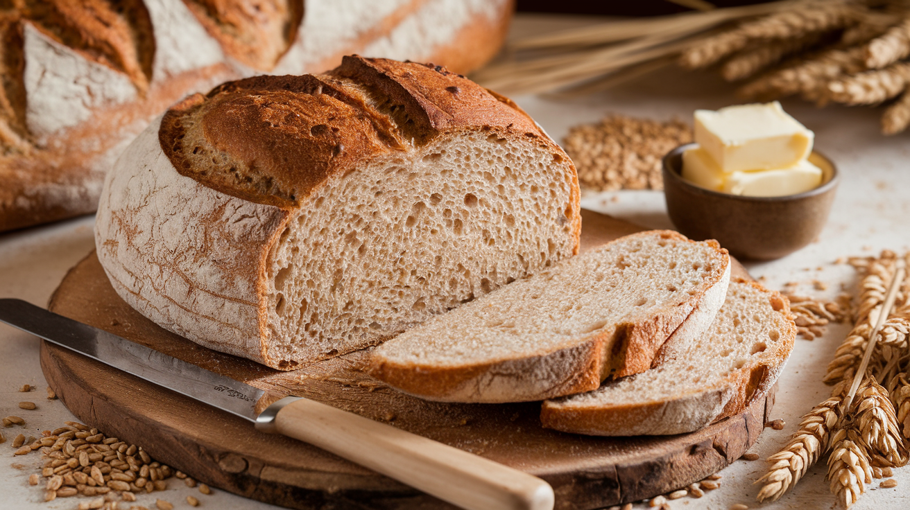 wholemeal white bread