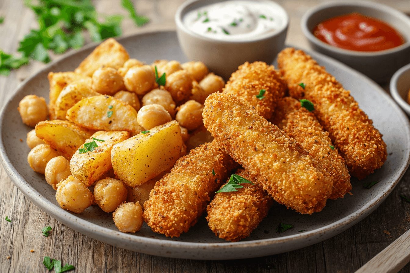 Snacks made by air fryer