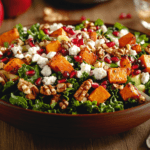 Winter Salad in Bowl on the table